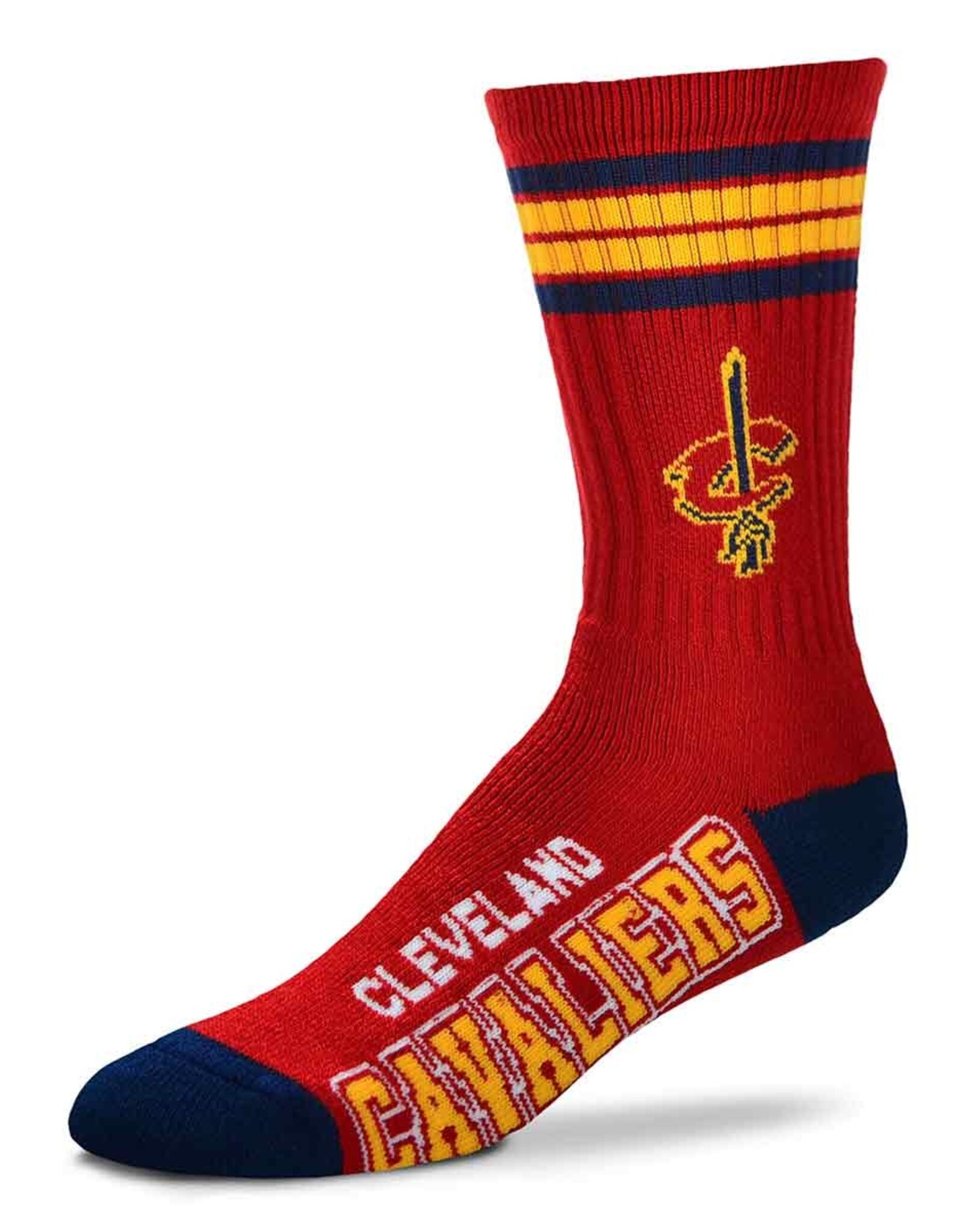 For Bare Feet Cleveland Cavaliers Youth Deuce Socks
