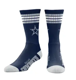 For Bare Feet Dallas Cowboys Men's Deuce Crew Socks