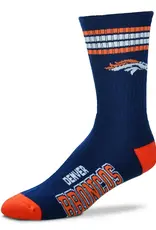 For Bare Feet Denver Broncos Men's Deuce Crew Socks