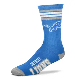 For Bare Feet Detroit Lions Men's Deuce Crew Socks