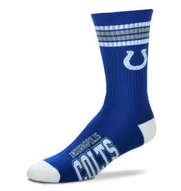 For Bare Feet Indianapolis Colts Men's Deuce Crew Socks