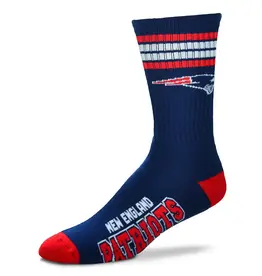 For Bare Feet New England Patriots Youth Deuce Socks