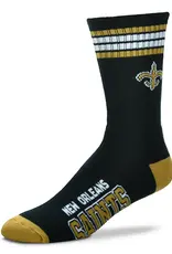 For Bare Feet New Orleans Saints Youth Deuce Socks