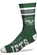 For Bare Feet New York Jets Youth Deuce Socks
