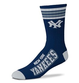 For Bare Feet New York Yankees Men's Deuce Crew Socks