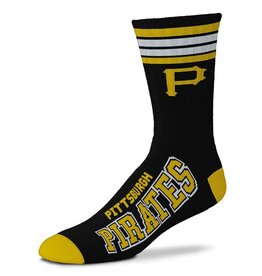 For Bare Feet Pittsburgh Pirates Men's Deuce Crew Socks