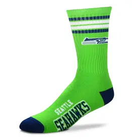 For Bare Feet Seattle Seahawks Men's Deuce Crew Socks