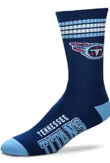 For Bare Feet Tennessee Titans Youth Deuce Socks