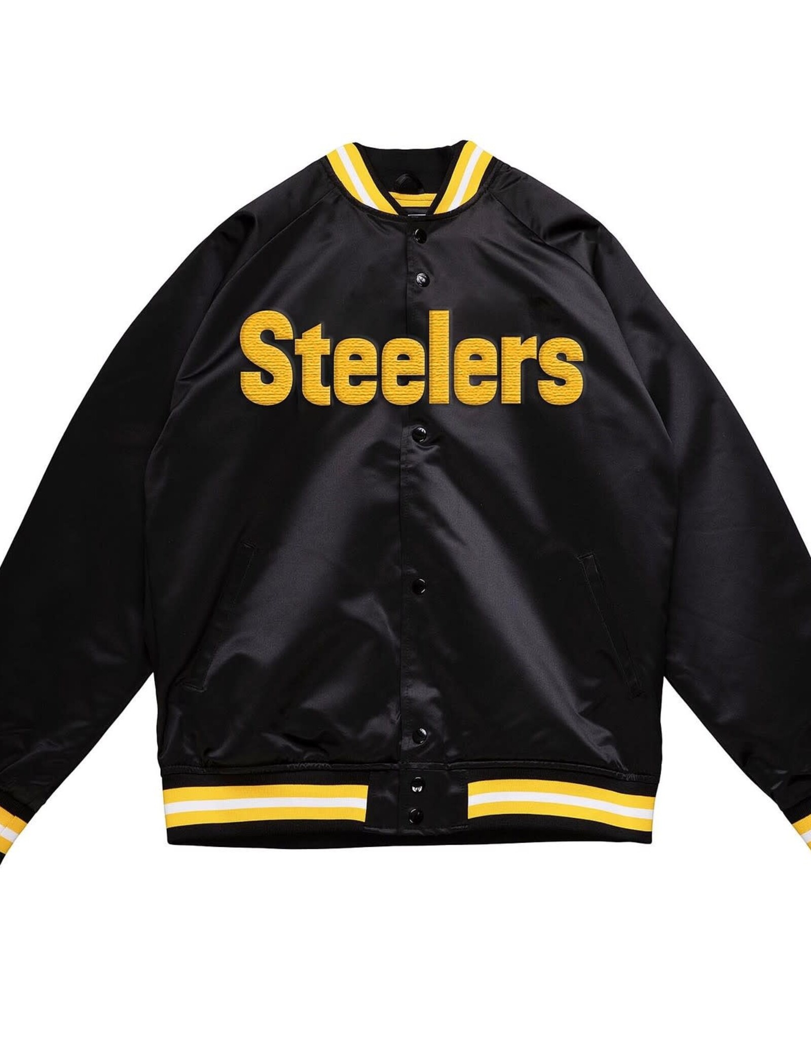Mitchell & Ness Pittsburgh Steelers Double Clutch Lightweight Satin Jacket