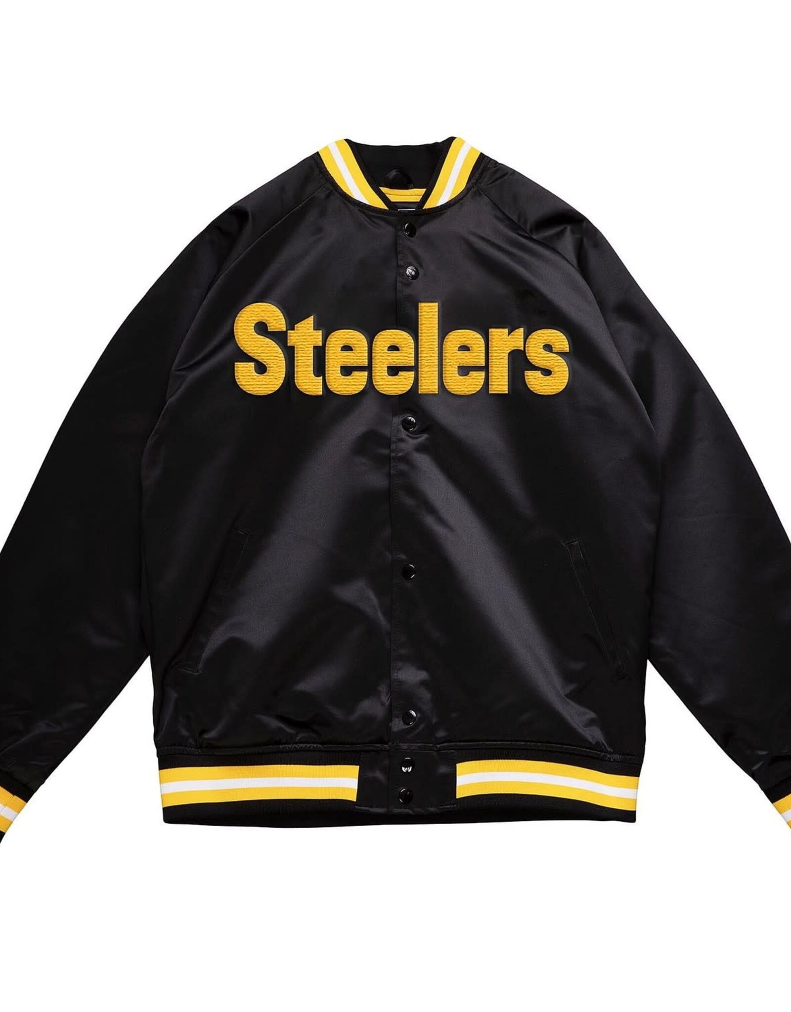 Mitchell & Ness Pittsburgh Steelers Double Clutch Lightweight Satin Jacket