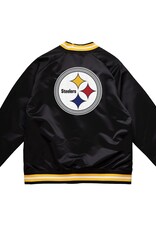Mitchell & Ness Pittsburgh Steelers Double Clutch Lightweight Satin Jacket