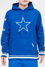 Pro Standard Dallas Cowboys Men's Retro Classic Fleece Pullover Hoodie - Blue