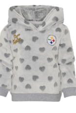 OUTERSTUFF Pittsburgh Steelers Infant Girls Heart 2 Heart Hoodie & Legging Set