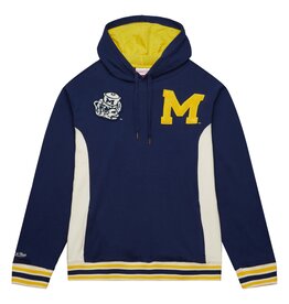 Mitchell & Ness Michigan Wolverines Men's French Terry Pullover Hoodie