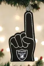 OLD WORLD CHRISTMAS Las Vegas Raiders #1 Finger Ornament