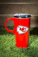 EVERGREEN Kansas City Chiefs 17oz Gift Box Travel Latte Mug