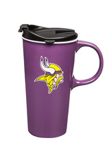 EVERGREEN Minnesota Vikings 17oz Gift Box Travel Latte Mug