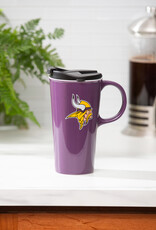 EVERGREEN Minnesota Vikings 17oz Gift Box Travel Latte Mug
