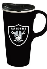 EVERGREEN Las Vegas Raiders 17oz Gift Box Travel Latte Mug