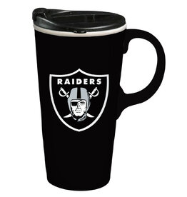 EVERGREEN Las Vegas Raiders 17oz Gift Box Travel Latte Mug