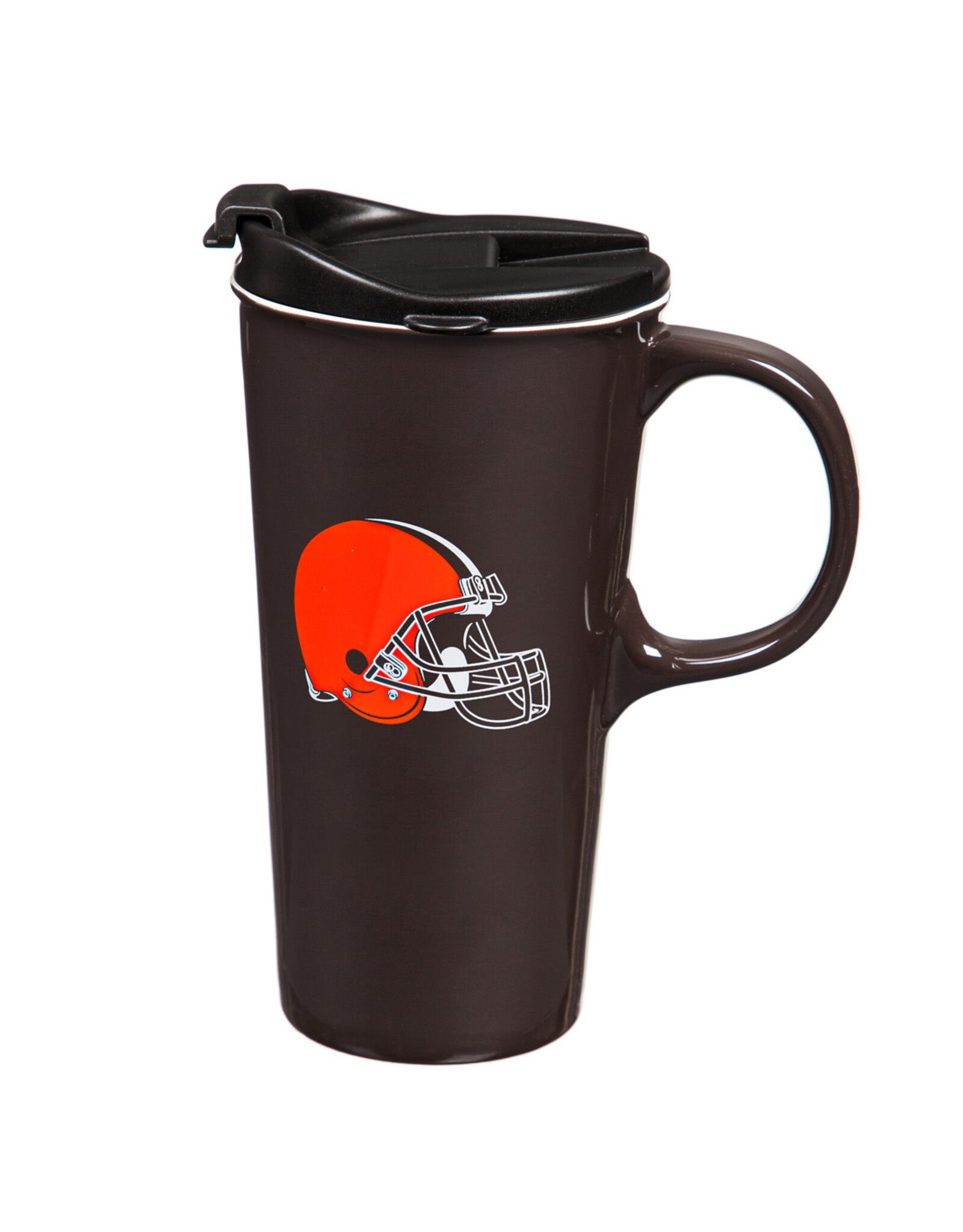 EVERGREEN Cleveland Browns 17oz Gift Box Travel Latte Mug