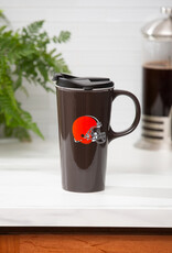 EVERGREEN Cleveland Browns 17oz Gift Box Travel Latte Mug