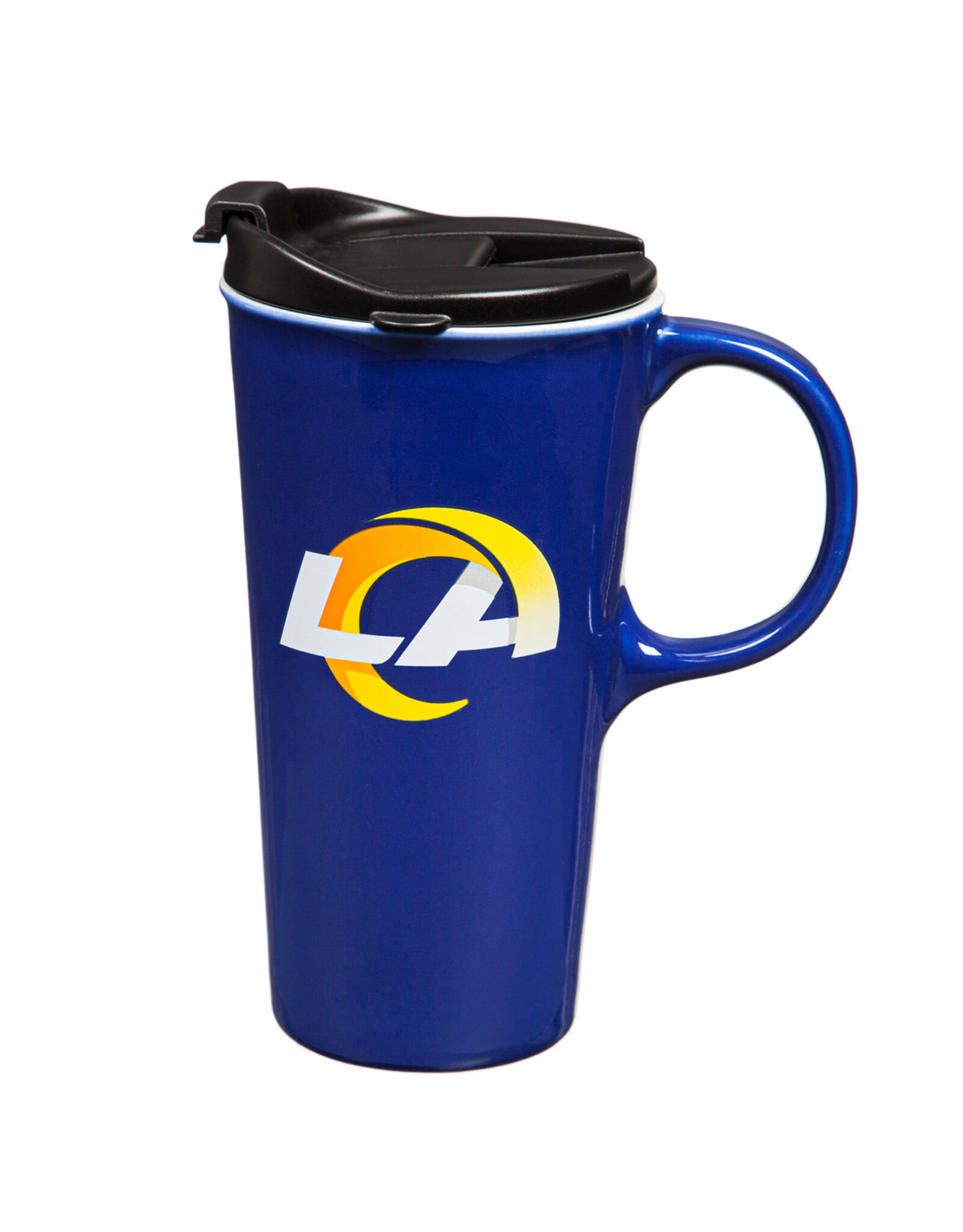 EVERGREEN Los Angeles Rams 17oz Gift Box Travel Latte Mug