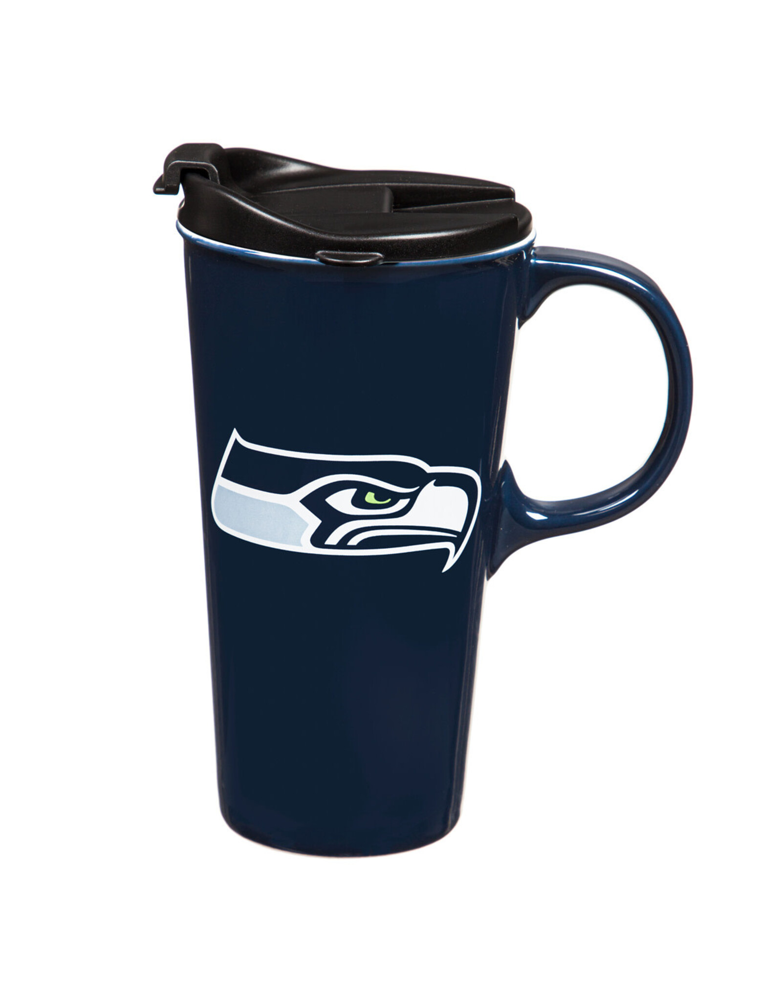 EVERGREEN Seattle Seahawks 17oz Gift Box Travel Latte Mug