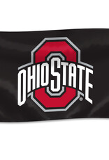 UNIVERSITY BLANKET & FLAG CORP Ohio State Buckeyes 3x5 Black Primary Logo NyloMax House Flag