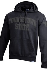 Champion Youngstown State Penguins Men's Triple Black Tumbled Pullover Hoodie