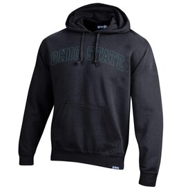 Champion Ohio State Buckeyes Men's Blackout Tumbled Pullover Hoodie
