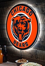 EVERGREEN Chicago Bears Lighted LED Round Wall Decor