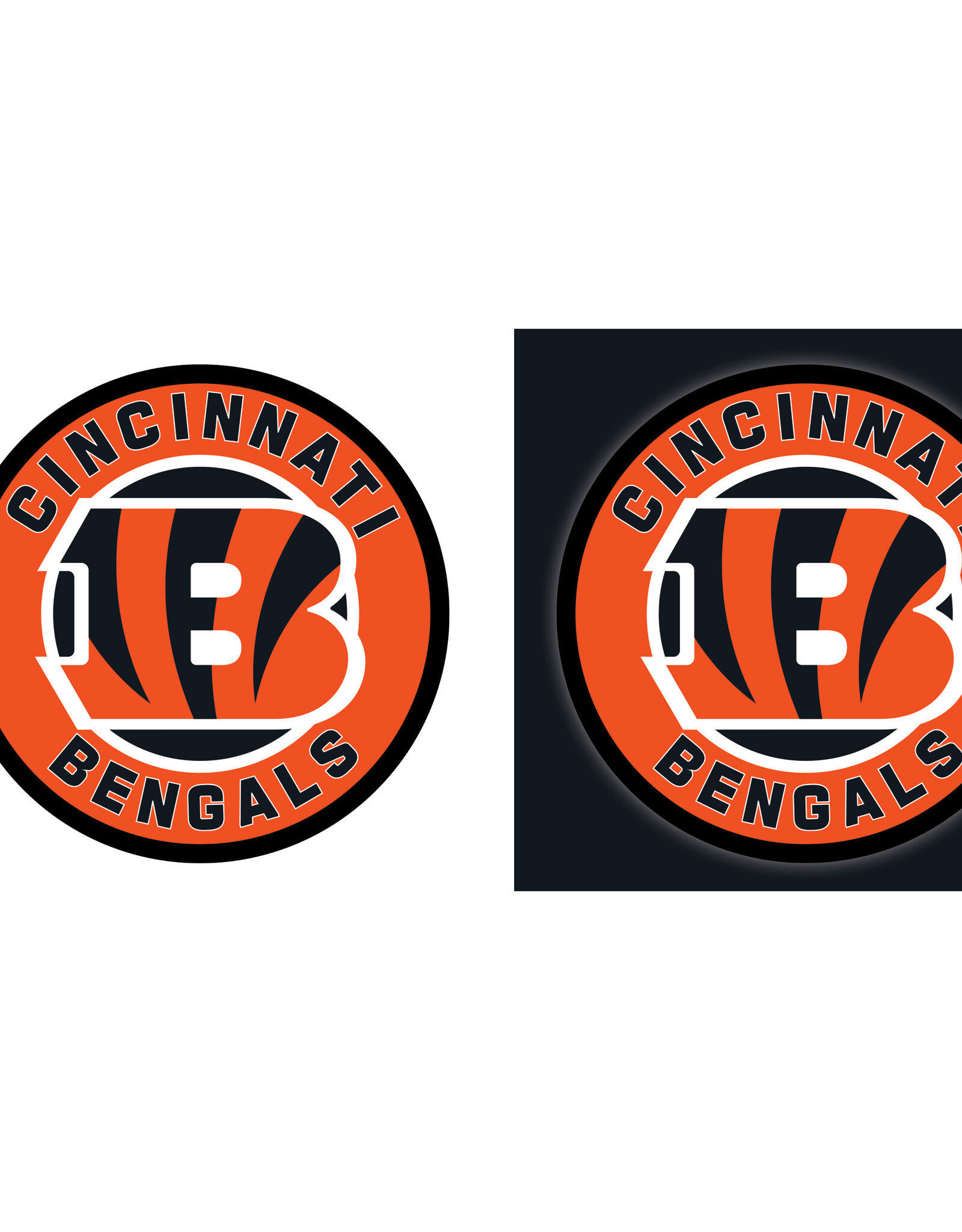 EVERGREEN Cincinnati Bengals Lighted LED Round Wall Decor