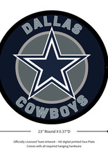 EVERGREEN Dallas Cowboys Lighted LED Round Wall Decor