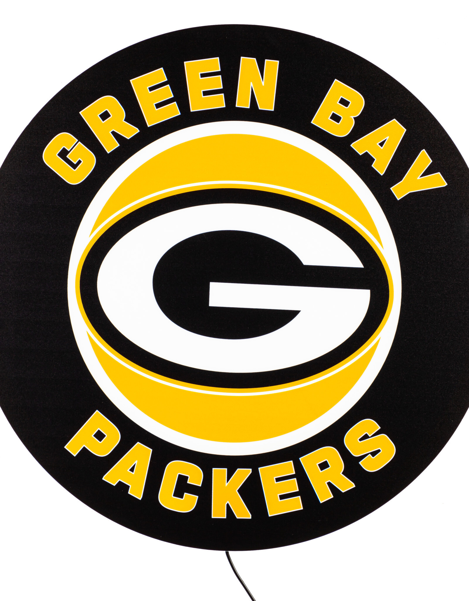 EVERGREEN Green Bay Packers Lighted LED Round Wall Decor