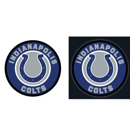 EVERGREEN Indianapolis Colts Lighted LED Round Wall Decor