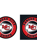 EVERGREEN Kansas City Chiefs Lighted LED Round Wall Decor