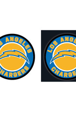 EVERGREEN Los Angeles Chargers Lighted LED Round Wall Decor