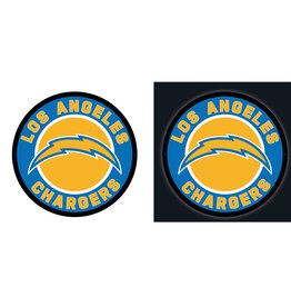 EVERGREEN Los Angeles Chargers Lighted LED Round Wall Decor