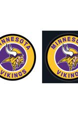 EVERGREEN Minnesota Vikings Lighted LED Round Wall Decor