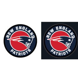 EVERGREEN New England Patriots Lighted LED Round Wall Decor