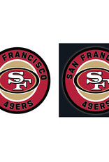EVERGREEN San Francisco 49ers Lighted LED Round Wall Decor