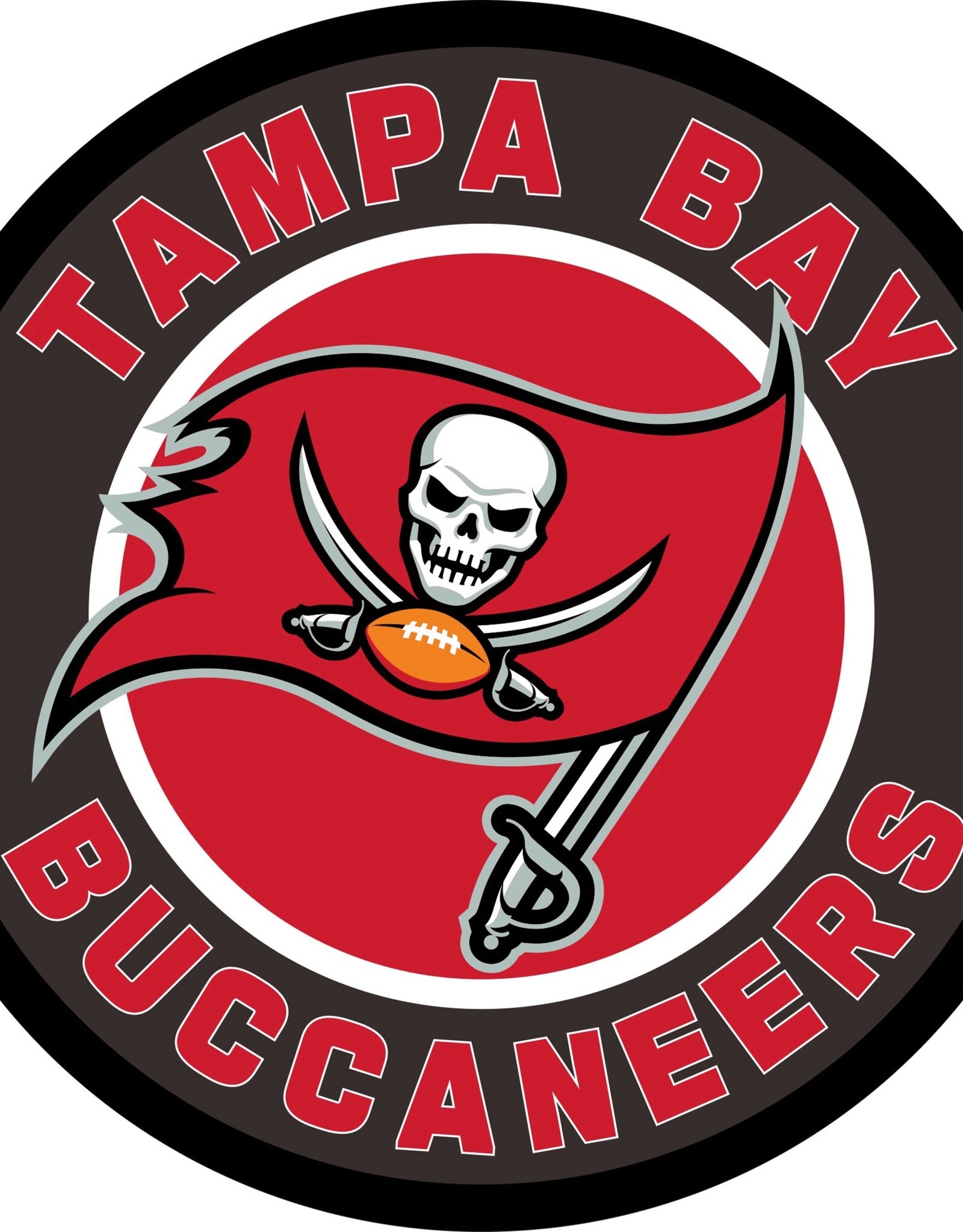 EVERGREEN Tampa Bay Buccaneers Lighted LED Round Wall Decor