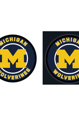 EVERGREEN Michigan Wolverines Lighted LED Round Wall Decor