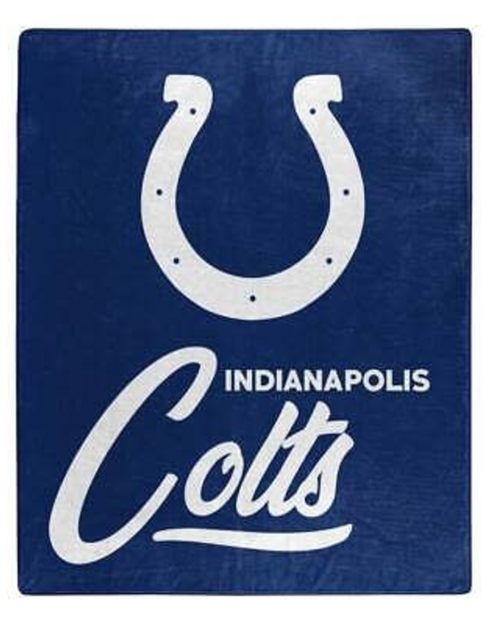 Northwest Indianapolis Colts Royal Plush 50x60 Signature Throw