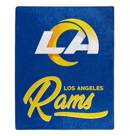 Northwest Los Angeles Rams Royal Plush 50x60 Signature Throw