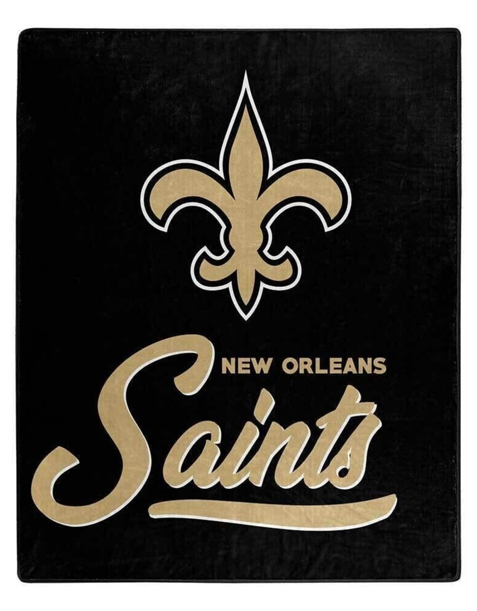 Northwest New Orleans Saints Royal Plush 50x60 Signature Throw