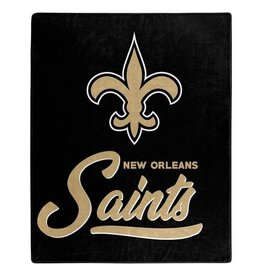 Northwest New Orleans Saints Royal Plush 50x60 Signature Throw