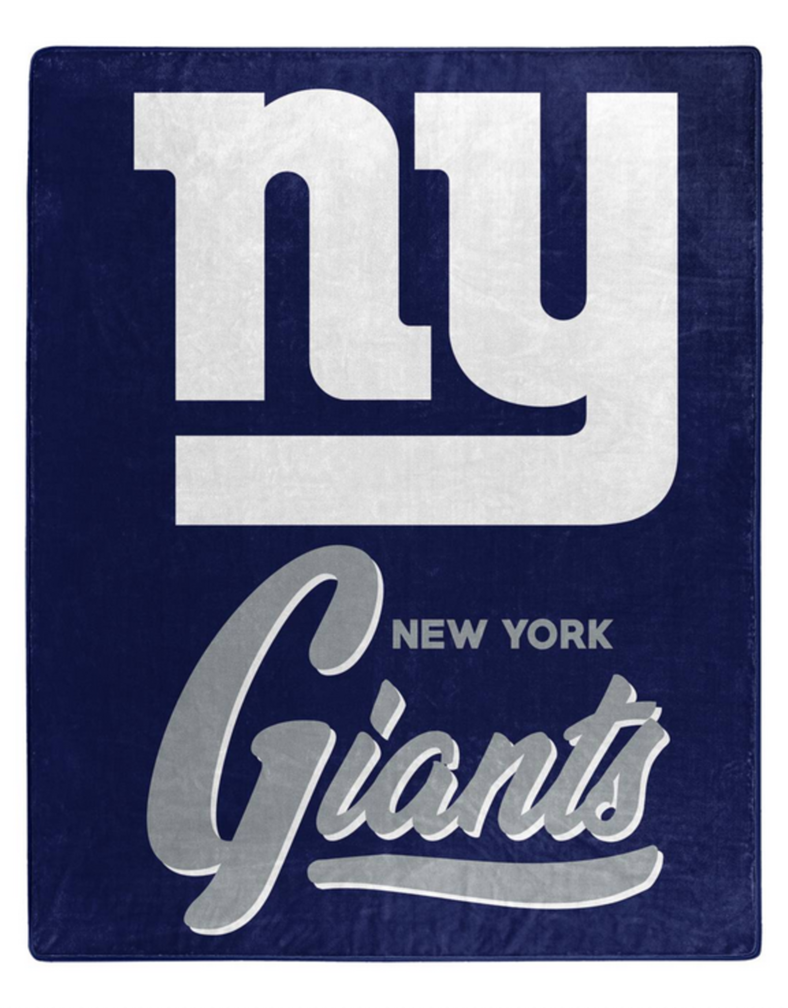 Northwest New York Giants Royal Plush 50x60 Signature Throw