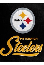 Northwest Pittsburgh Steelers Royal Plush 50x60 Signature Throw